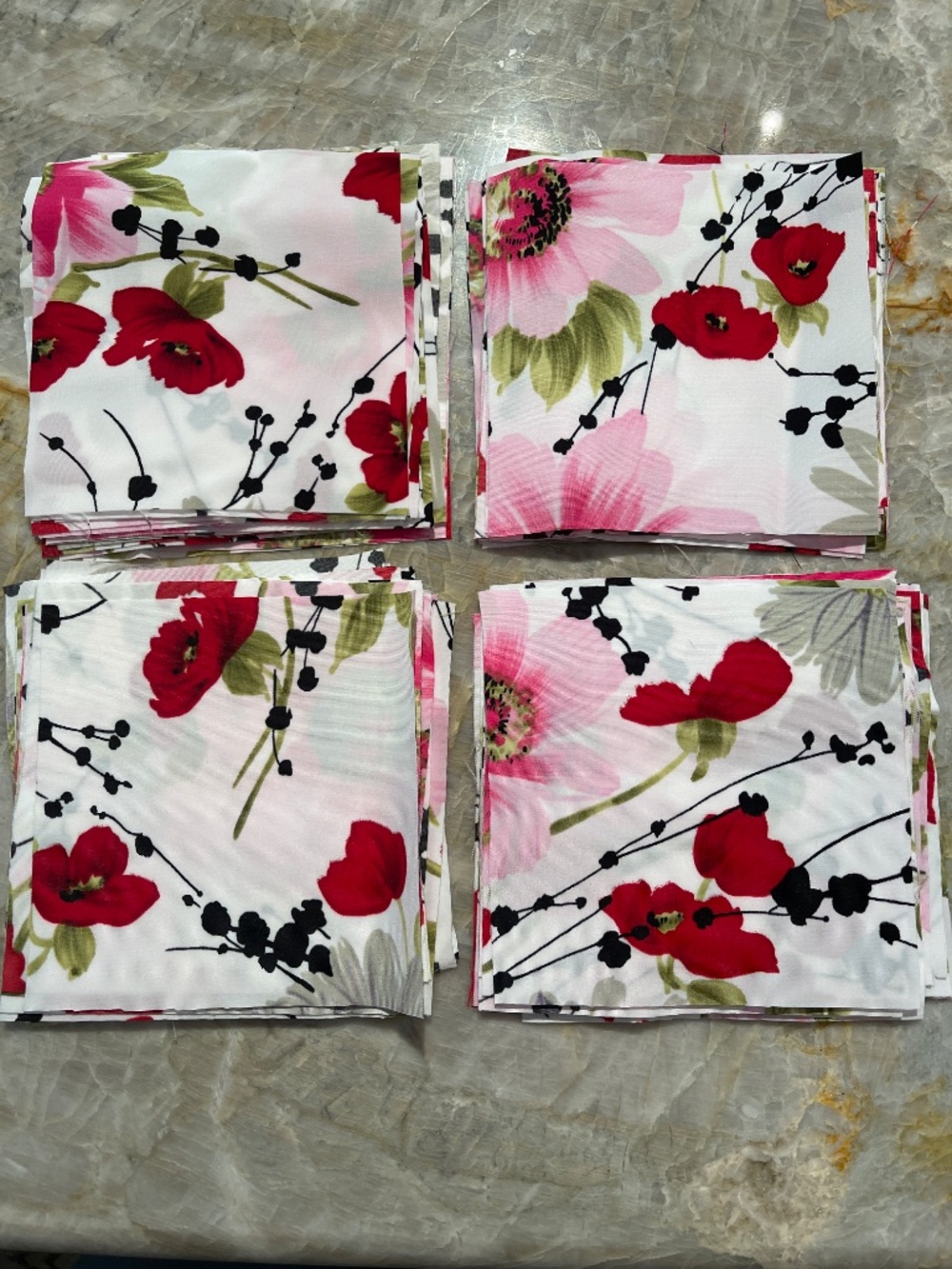 5" Inch Quilt Squares 74 Count